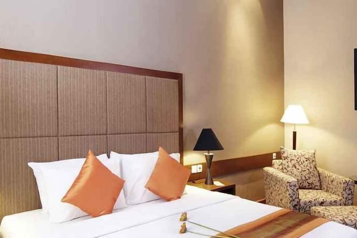 1 slaapkamer, luxe beddengoed, een minibar, een kluis op de kamer