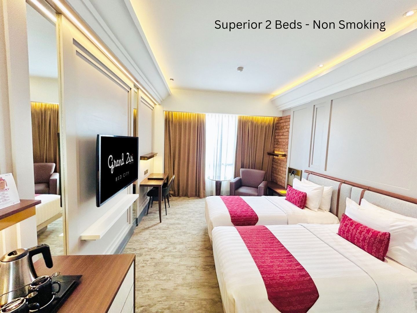 Superior Twin NON Smoking | Premium bedding, minibar, in-room safe, desk