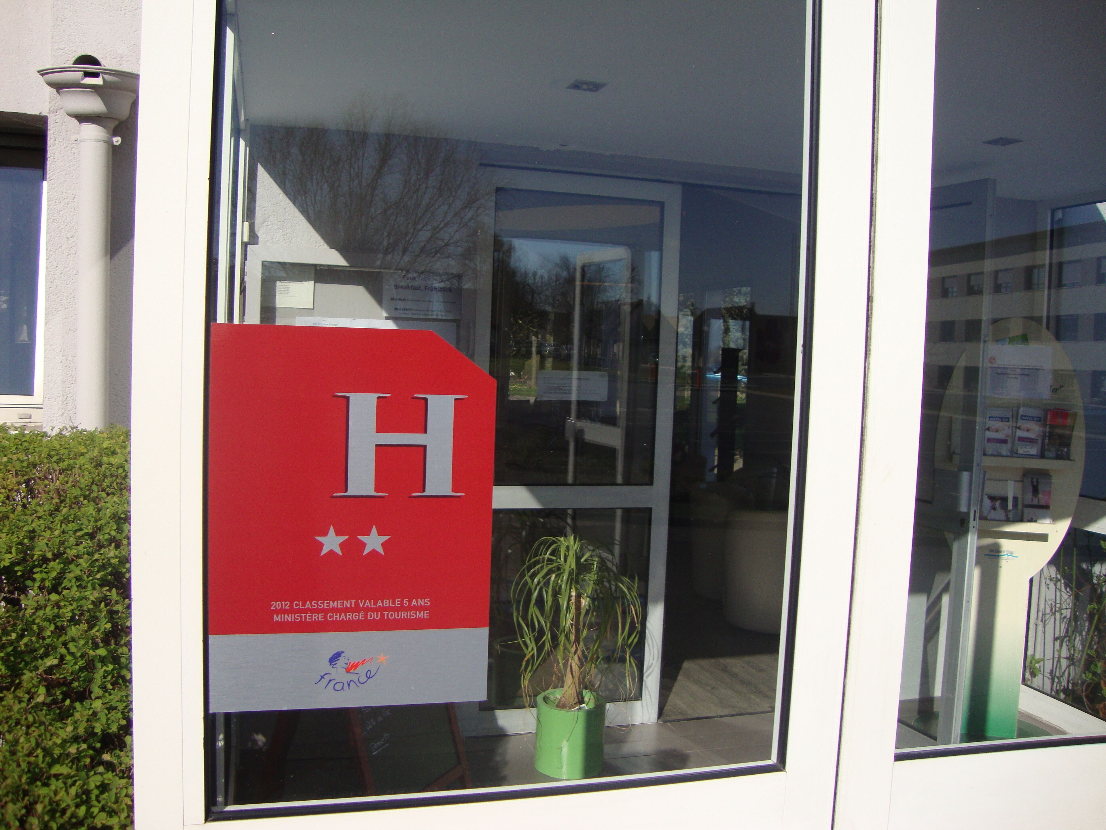 Façade de l’hébergement