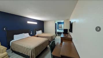 Desk, iron/ironing board, free WiFi, bed sheets