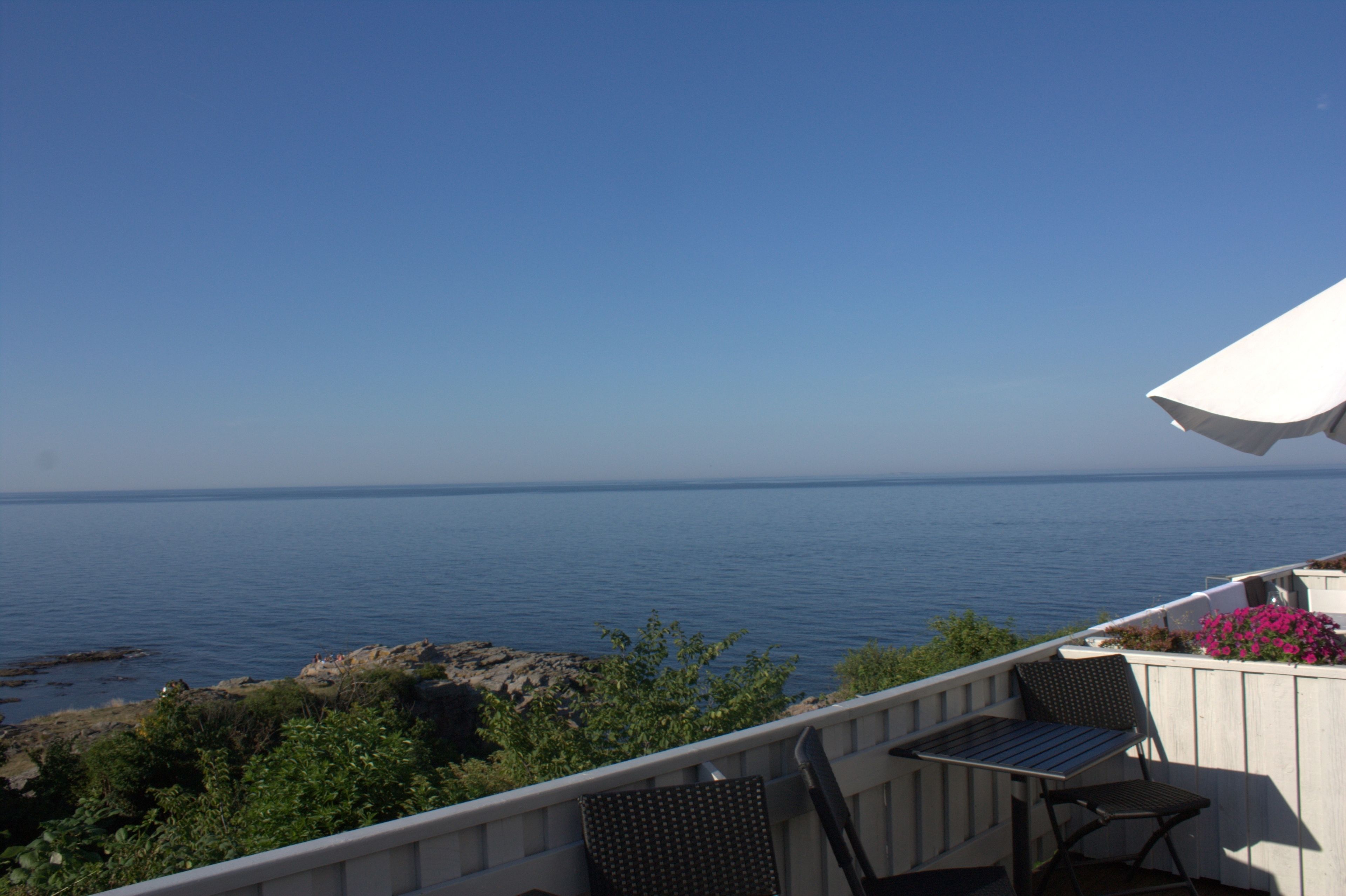 Blick von der Unterkunft