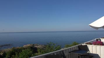 Blick von der Unterkunft