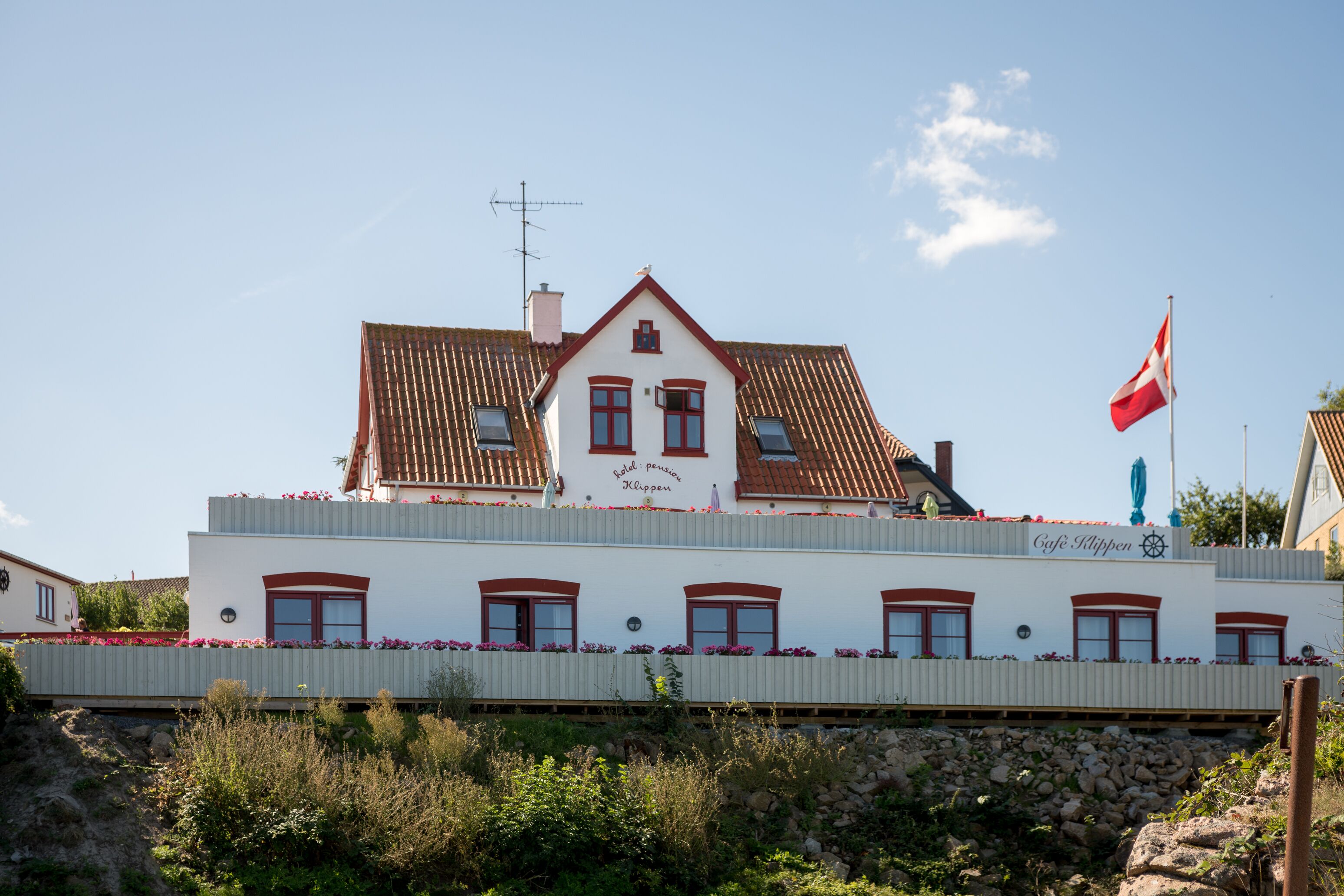 Façade de l’hébergement