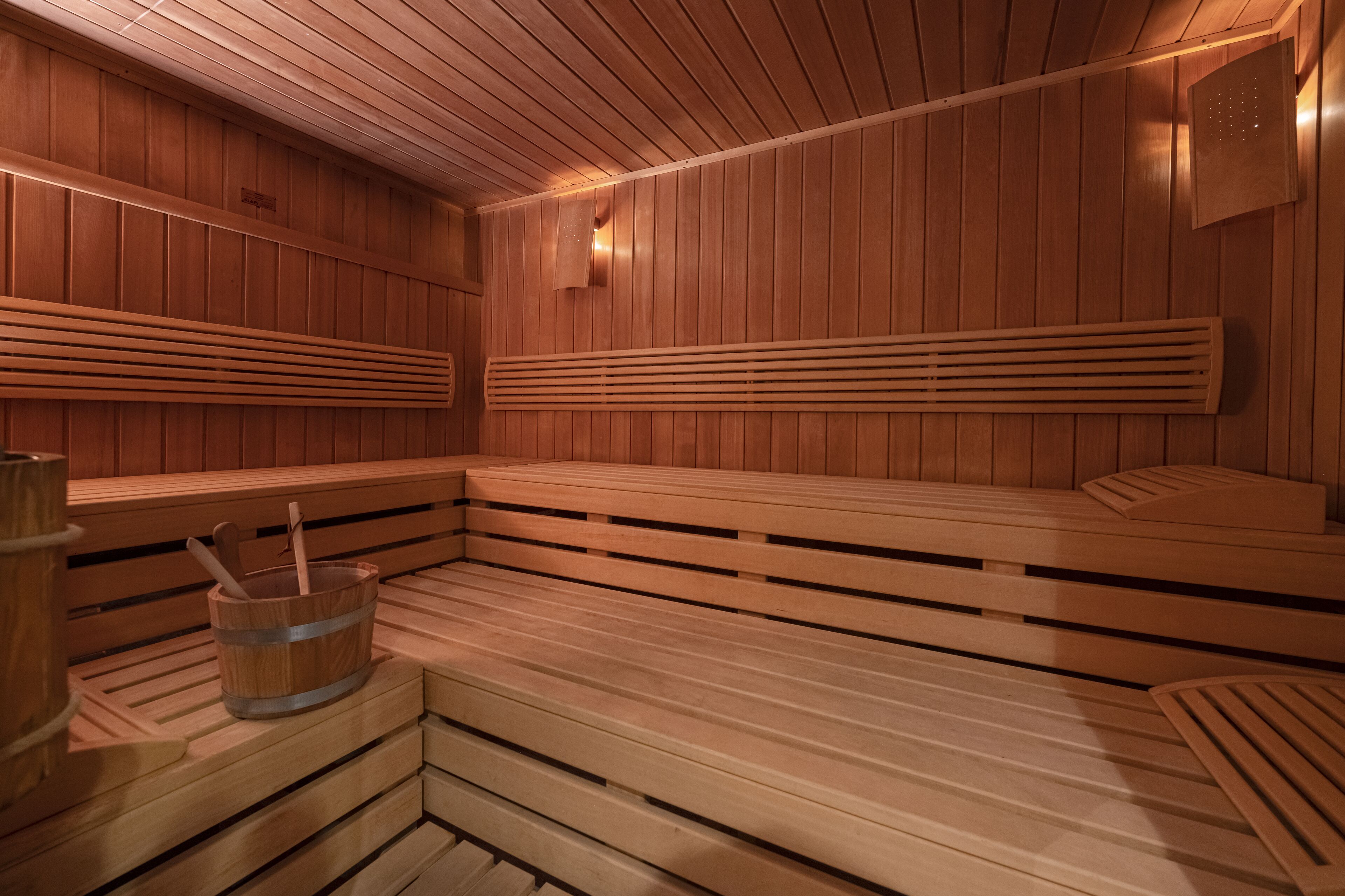 sauna, steam room