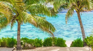 Villa, 2 Bedrooms, Beach View, Beachfront | View from room - Moana Sands Villas & Apartments (Rarotonga)
