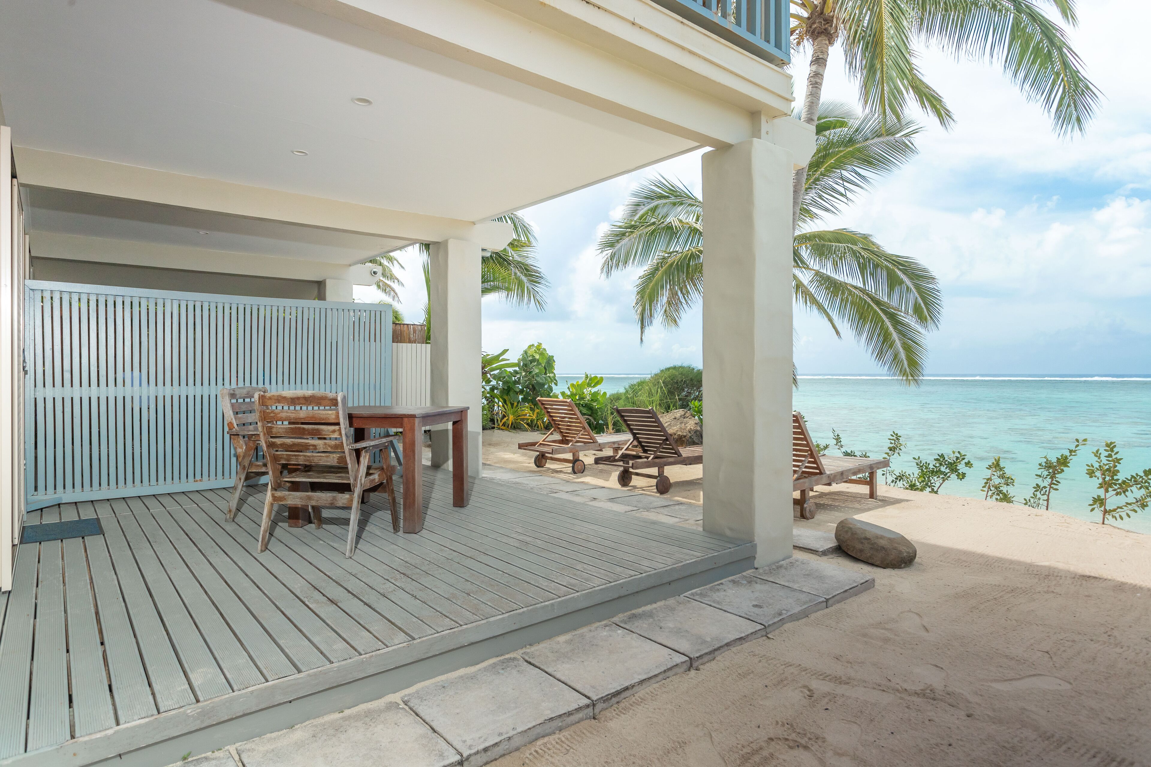 studio, beach view, beachfront | terrace/patio