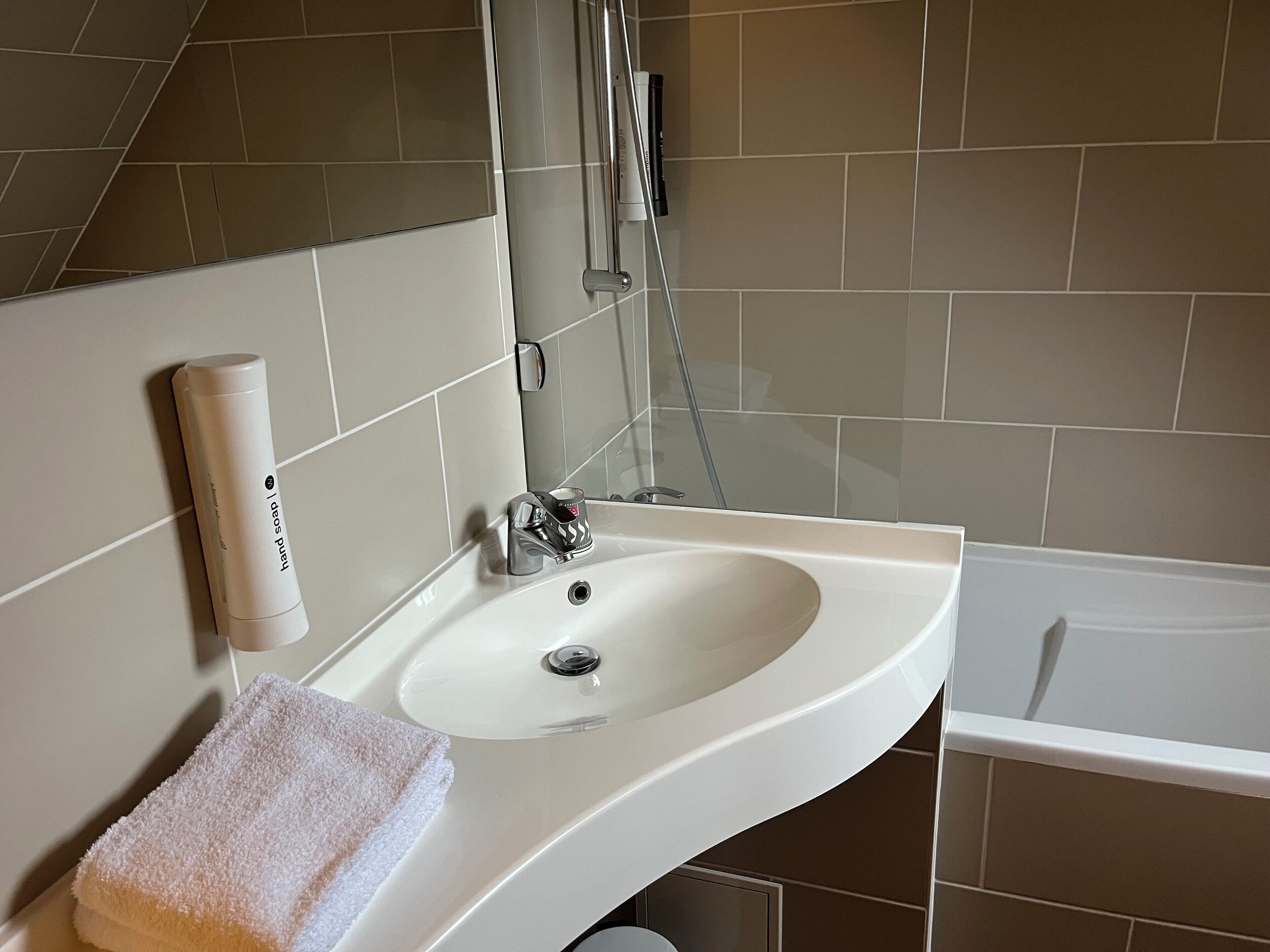 triple room | bathroom | hair dryer, towels