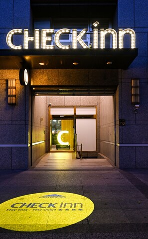 Majoituspaikan julkisivu