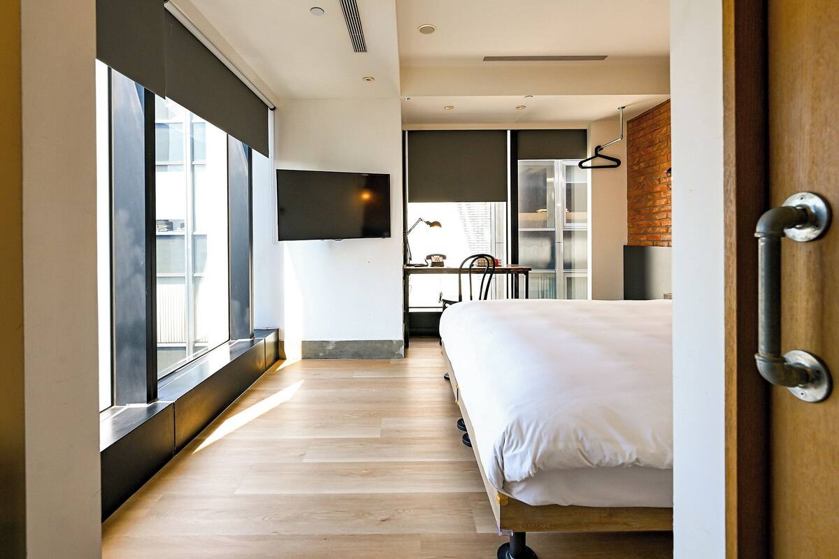 Habitación doble superior | Escritorio, espacio para trabajar con laptop y wifi gratis 