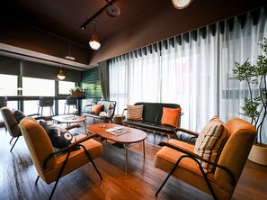 Sitteområde i lobbyen