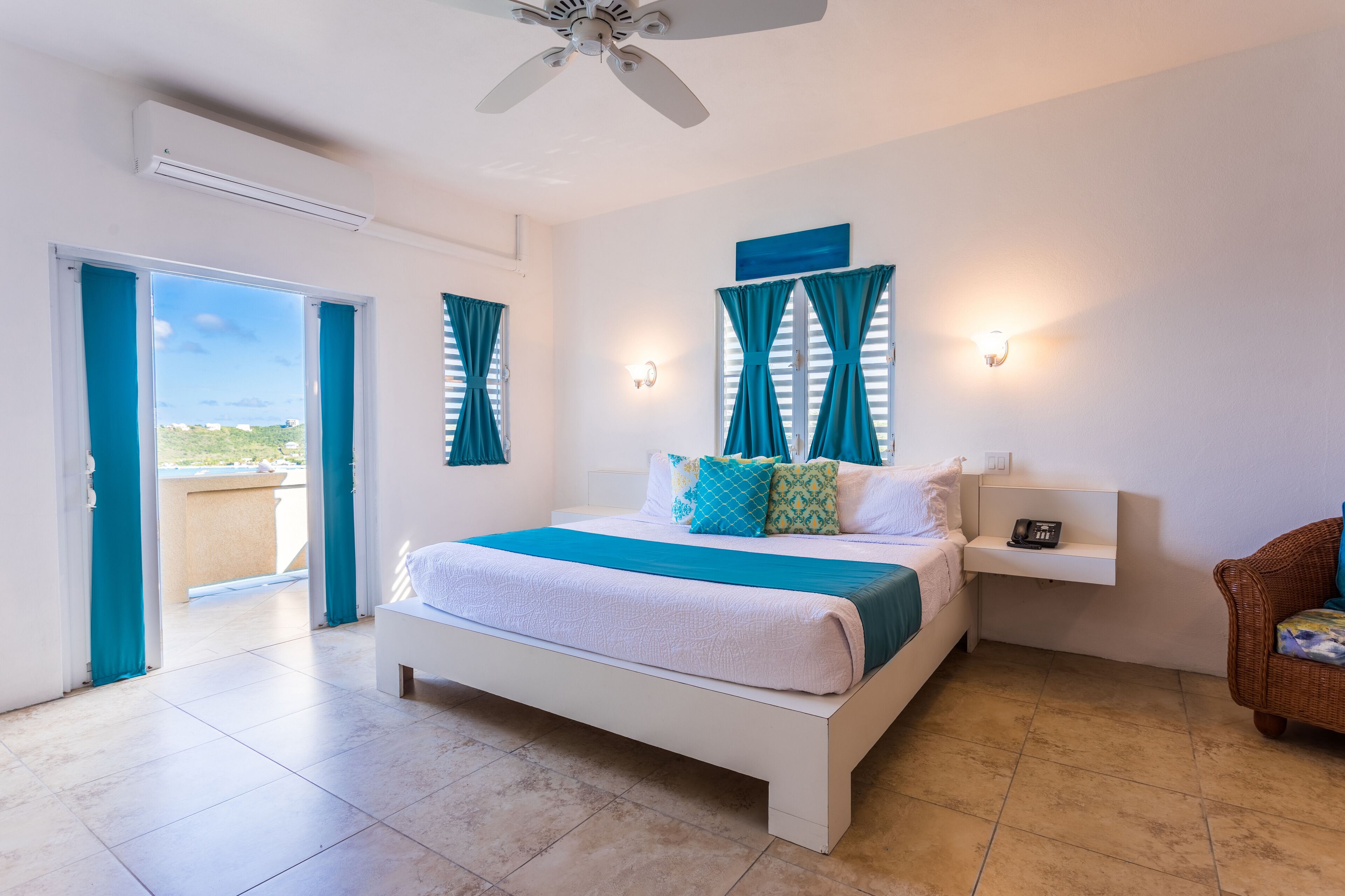 suite, 1 bedroom, kitchen, ocean view | in-room safe, desk, soundproofing, iron/ironing board