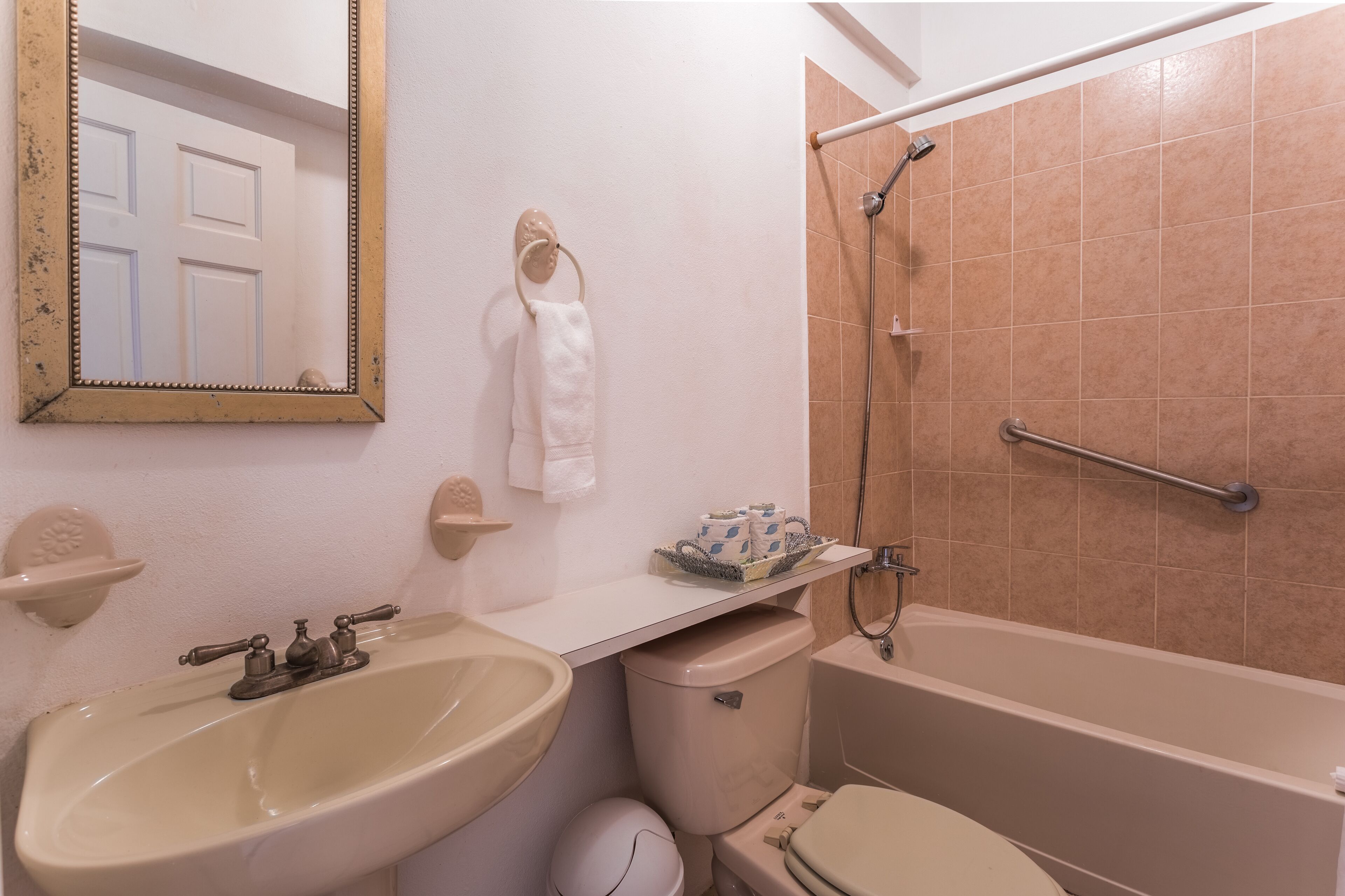 suite, 1 bedroom, kitchen, ocean view | bathroom | shower, free toiletries, hair dryer, towels