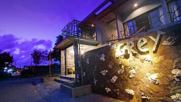 Front of property - evening/night
