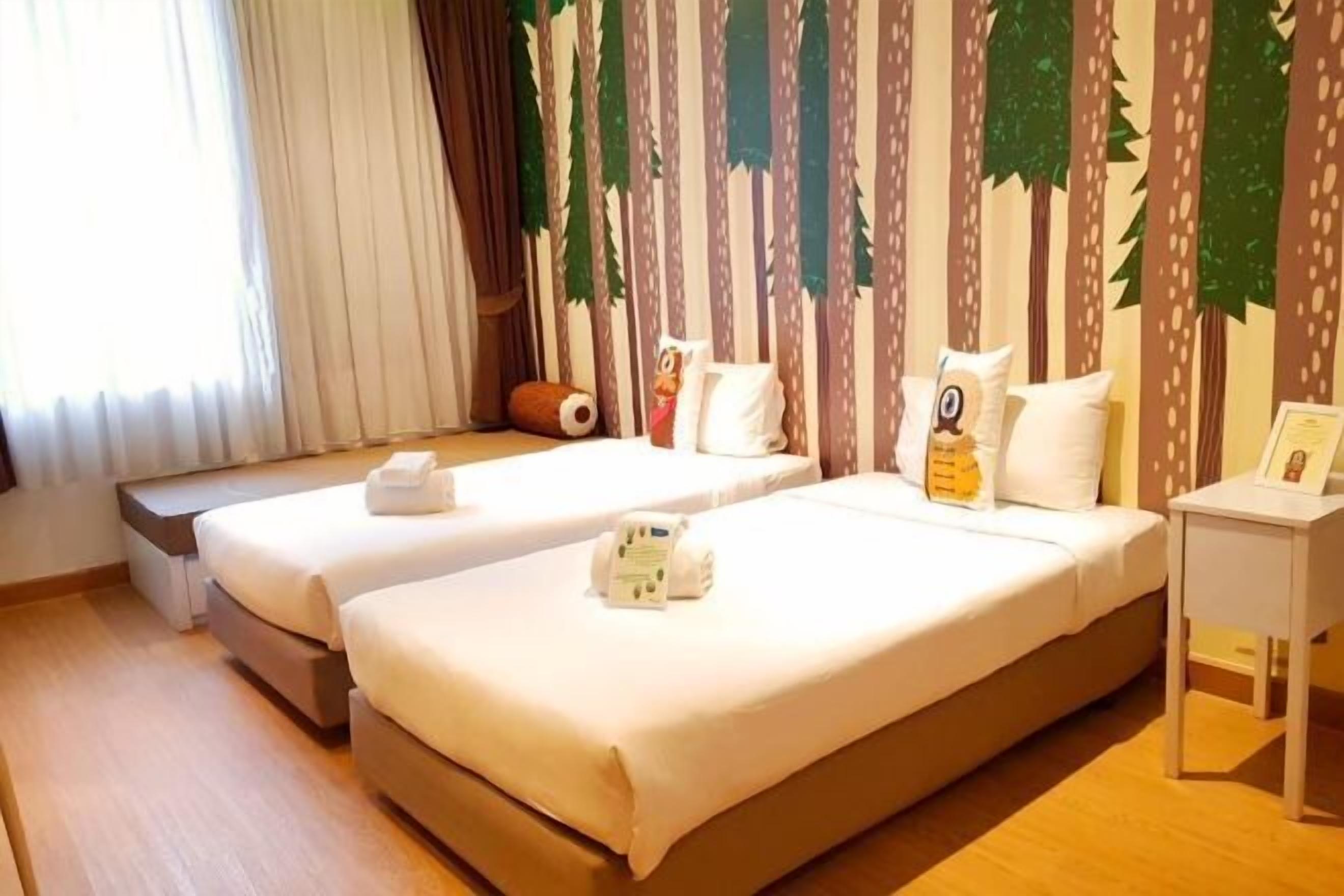 Free minibar, in-room safe, individually decorated