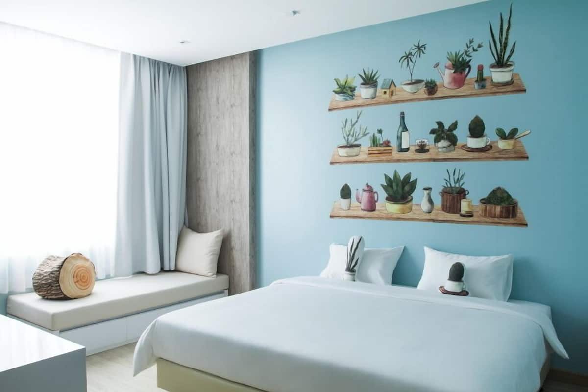 Free minibar, in-room safe, individually decorated