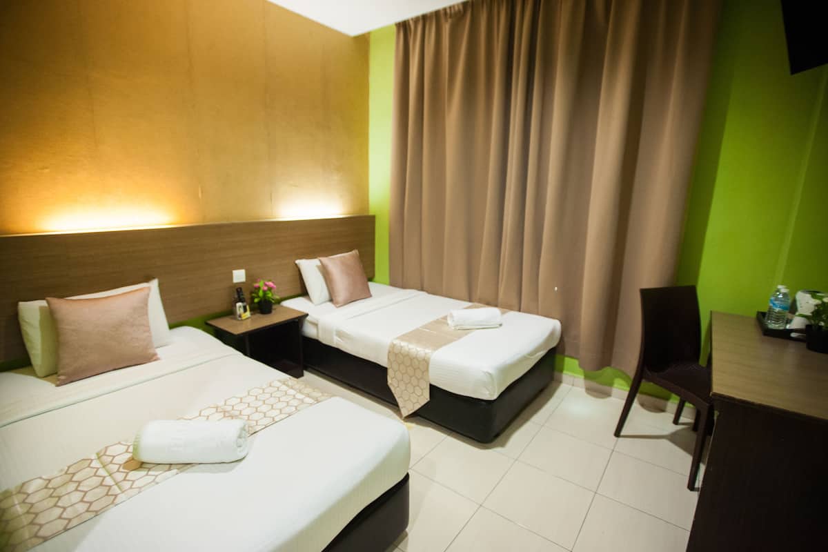 superior twin room | 1 bedroom, in-room safe, desk, blackout curtains