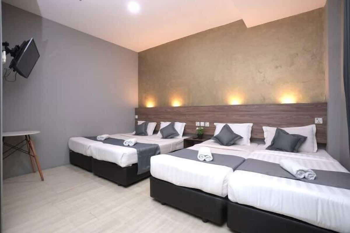 In-room safe, desk, blackout curtains, iron/ironing board (on request)