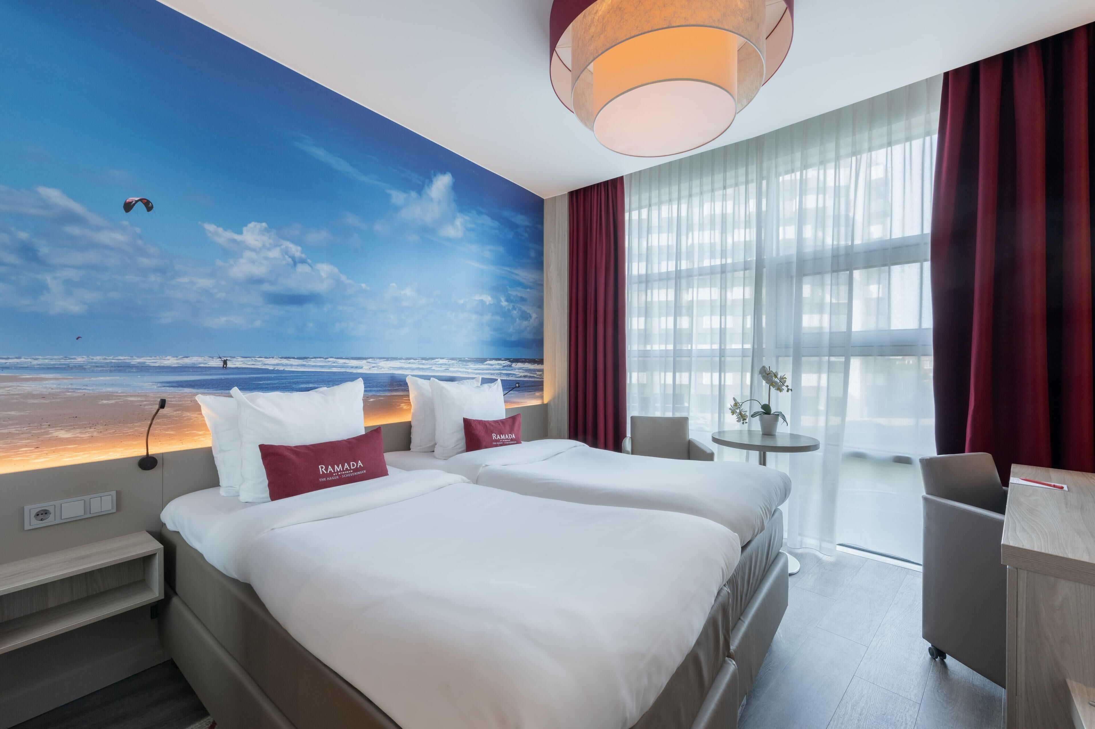 Room, 2 Single Beds | In-room safe, desk, soundproofing, free WiFi