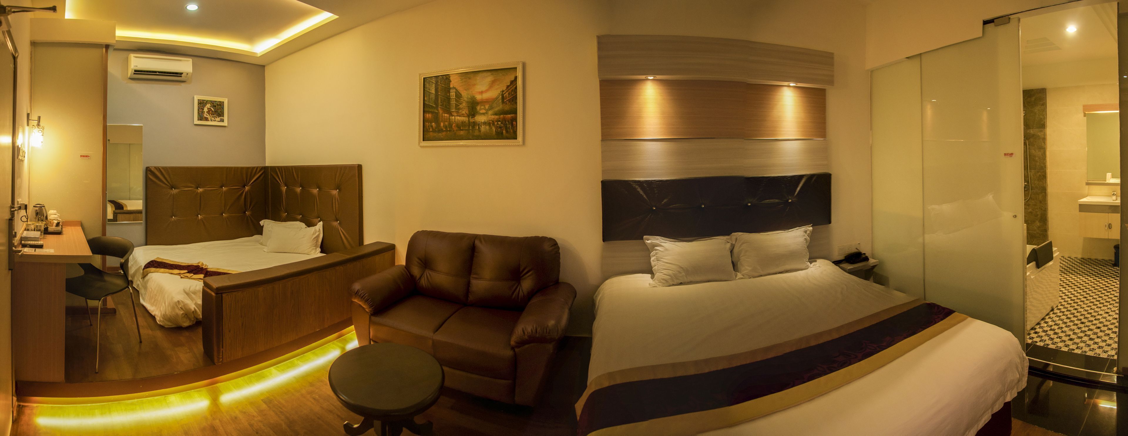 Desk, iron/ironing board, free WiFi, bed sheets