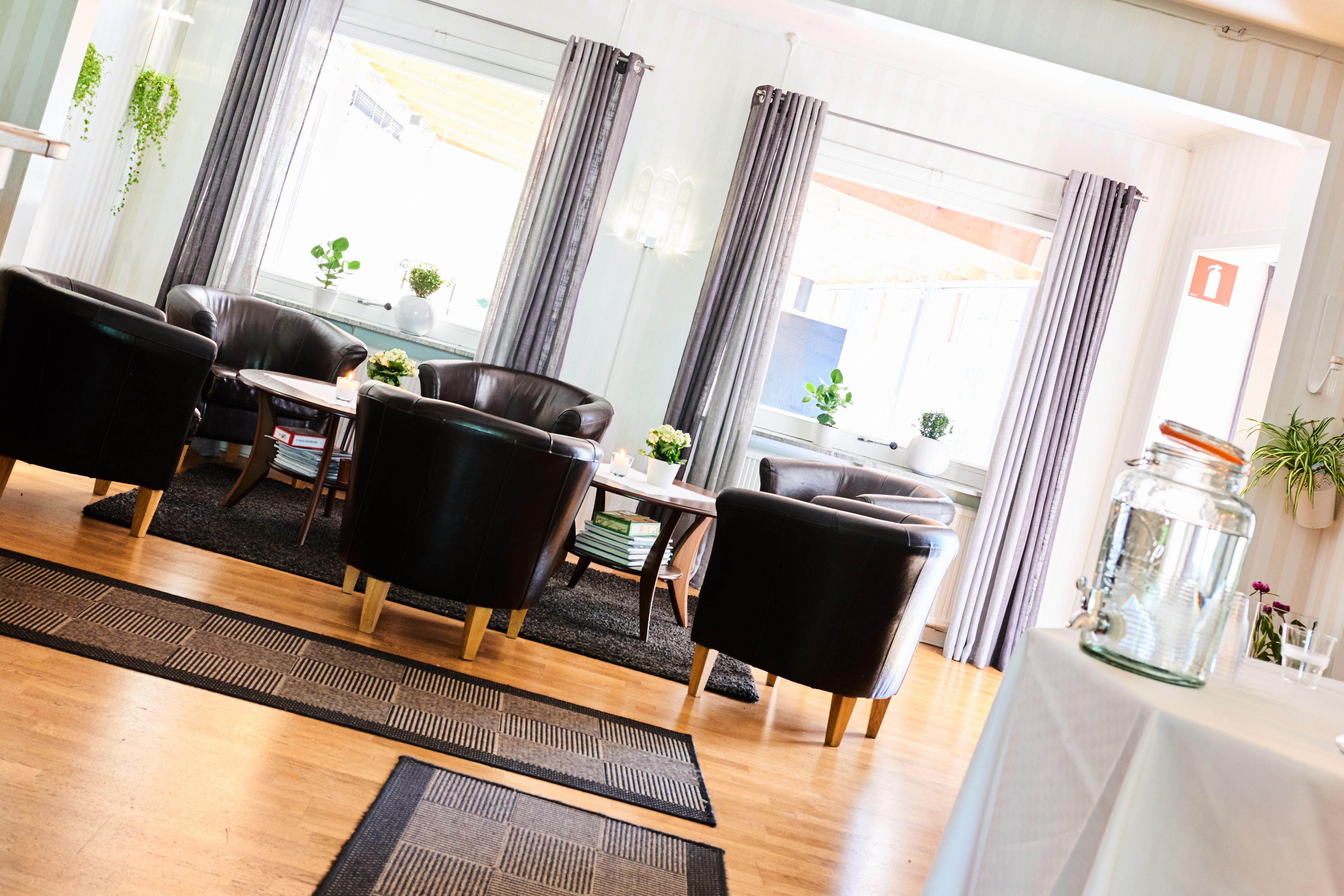 Sala de estar en el lobby