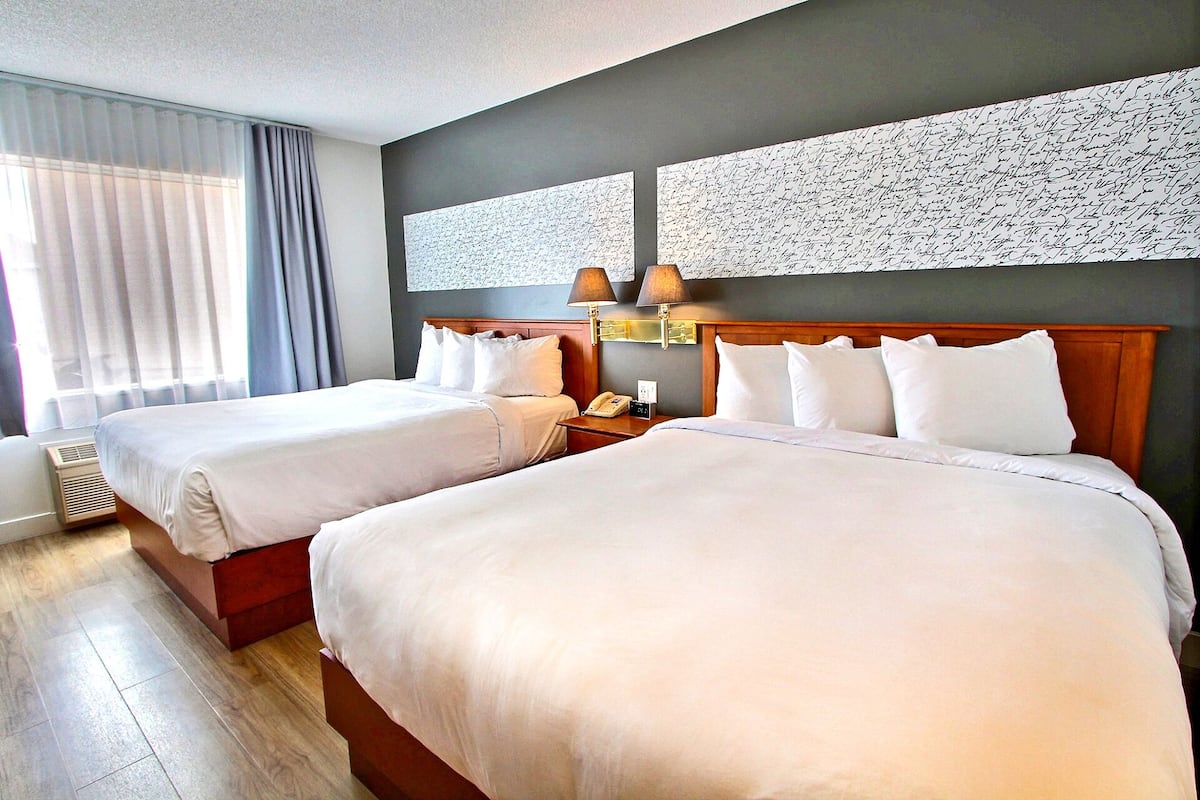Classic Room, 2 Queen Beds | 1 bedroom, desk, laptop workspace, blackout drapes