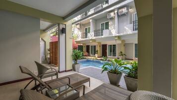 Seasonal outdoor pool