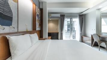 Deluxe Double Room, 1 King Bed with Sofa bed | View from room