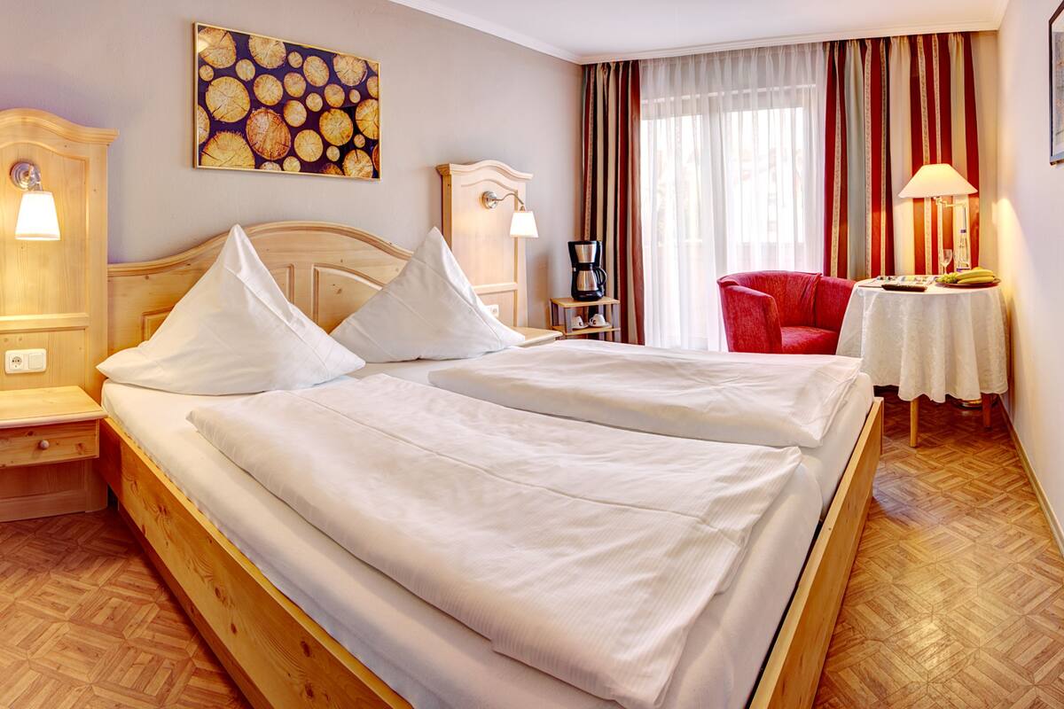 Chambre Double, balcon