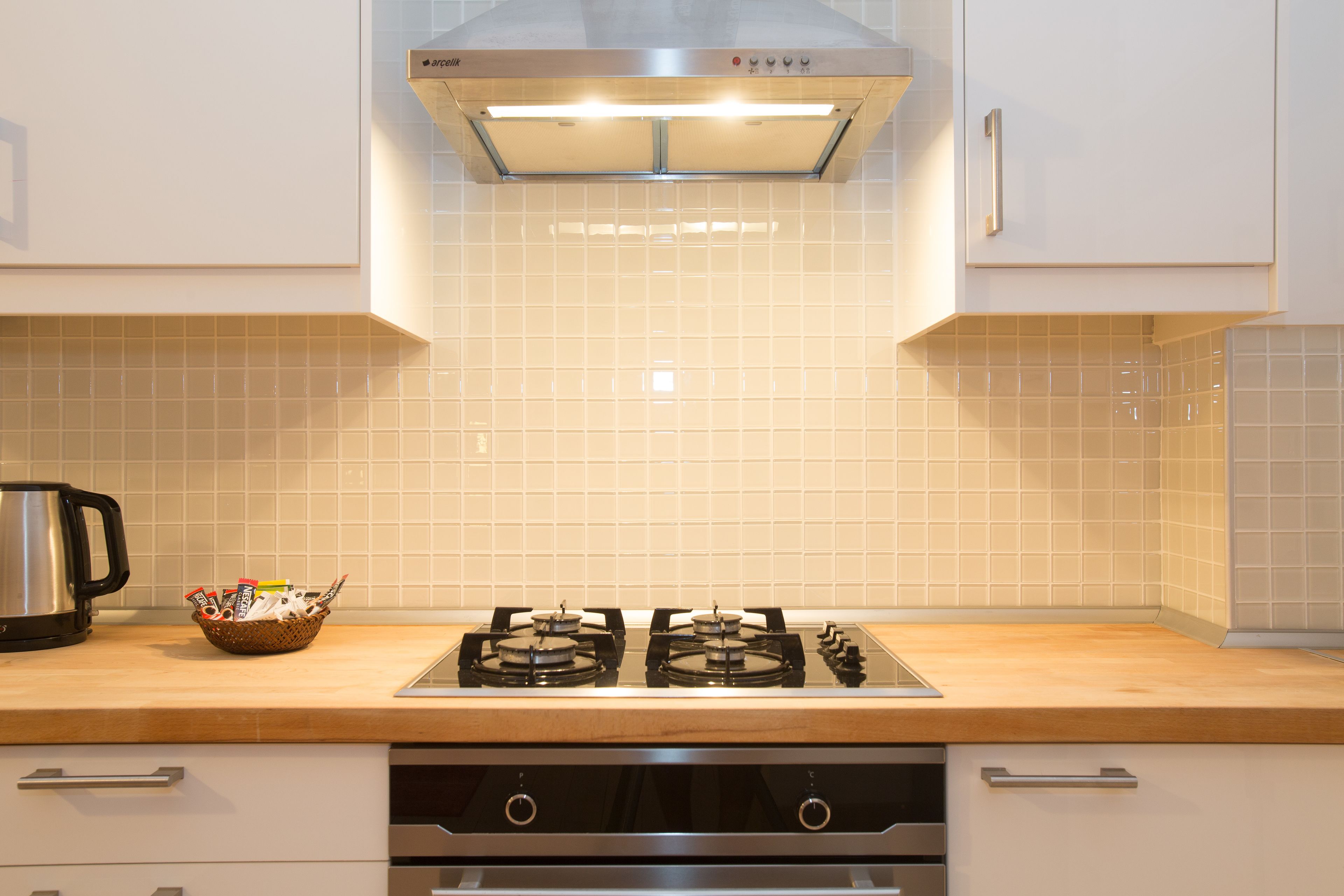 fridge, electric kettle