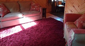#16 Two Bedroom Cottage  | Living room - Hinckley's Dreamwood Cottages (Bar Harbor)