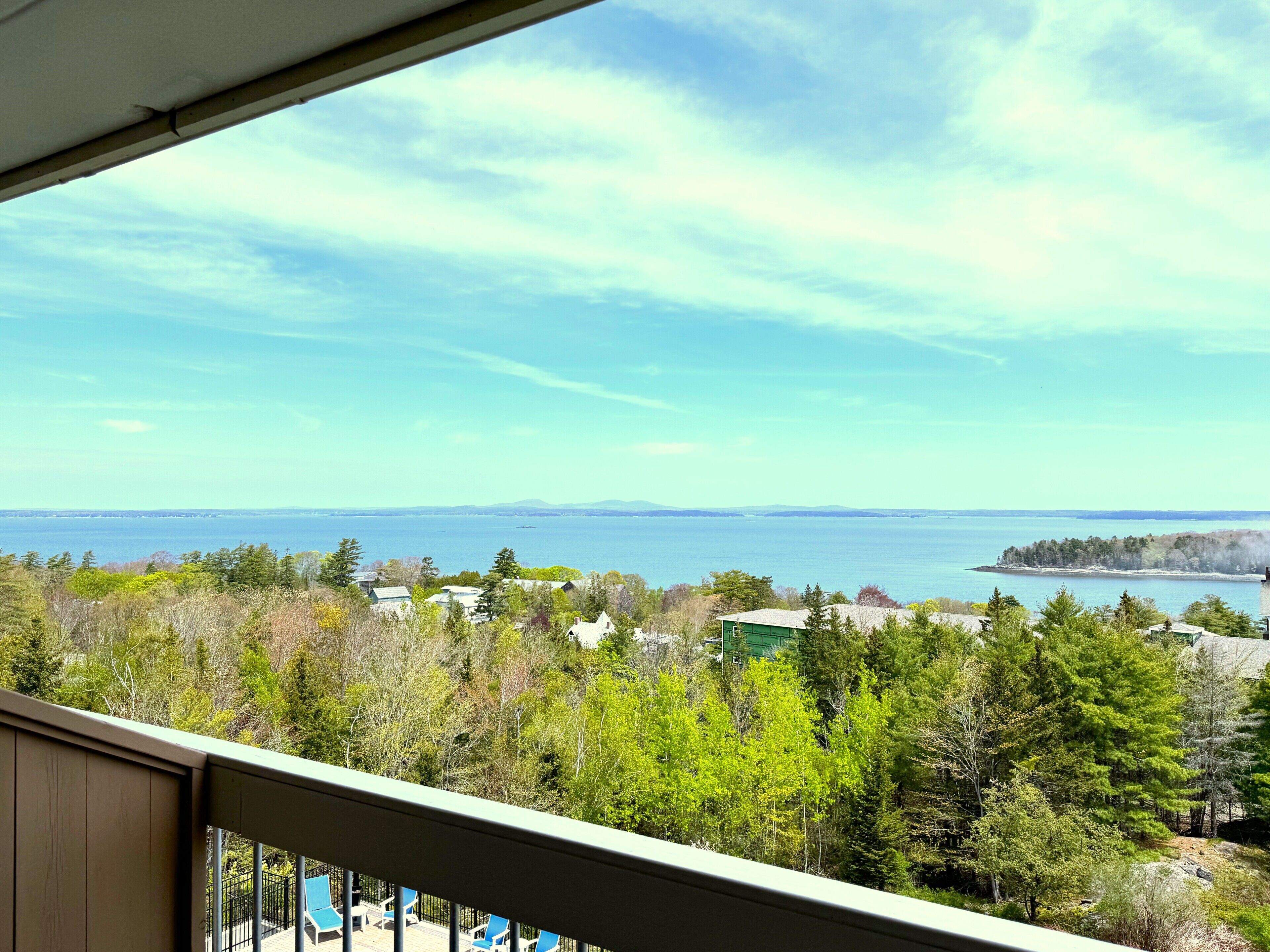 Vue depuis le balcon