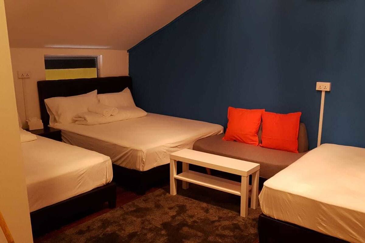 Family Room, Multiple Beds, Shared Bathroom