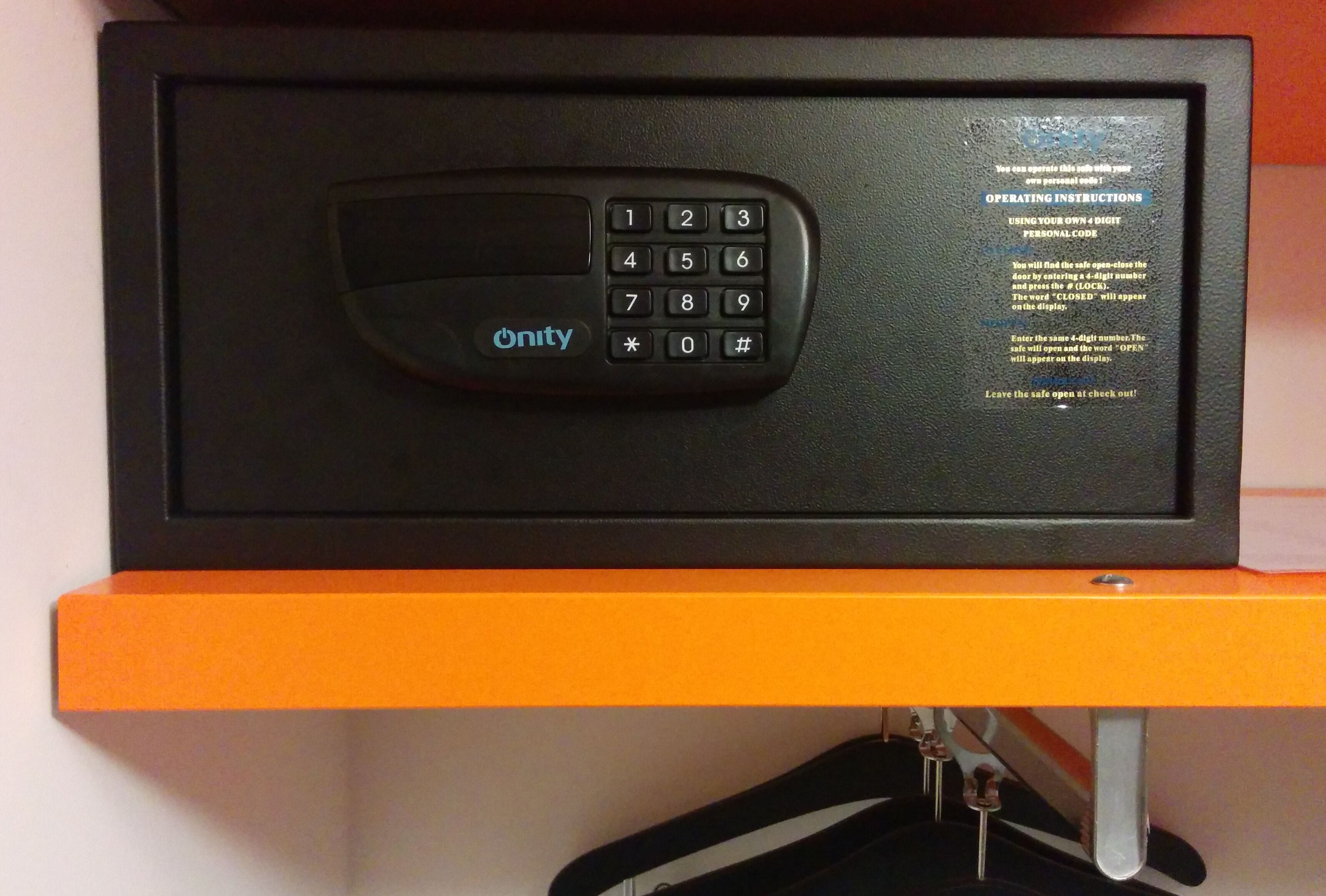 in-room safe, desk, soundproofing, free cots/infant beds