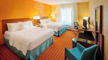 Room, 2 Queen Beds | Pillowtop beds, in-room safe, desk, blackout drapes