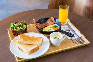 Café da manhã continental todos os dias mediante uma taxa