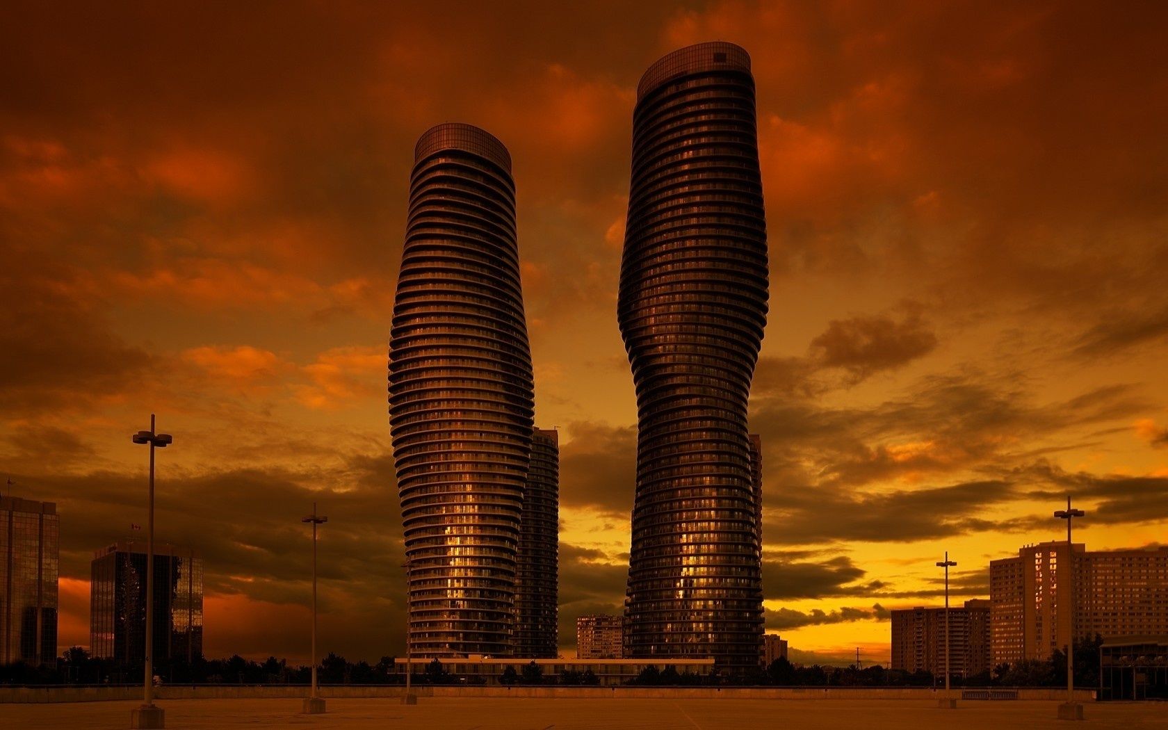 Front of property - evening/night