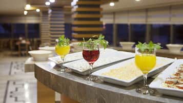 Tägliches Frühstücksbuffet gegen Gebühr