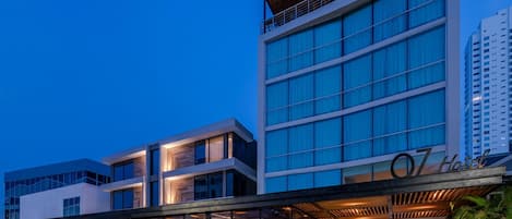 Façade de l’hébergement