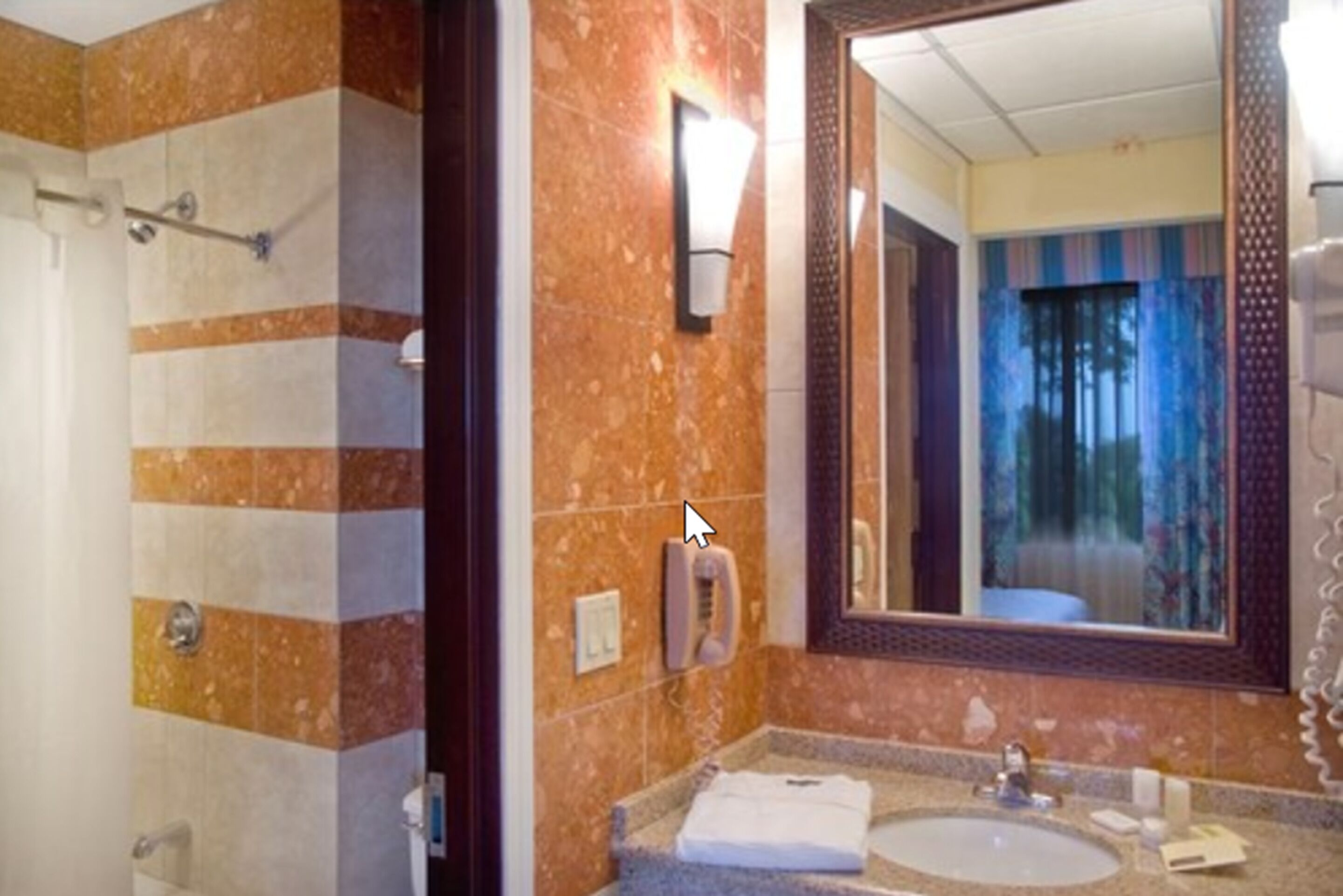 junior suite, 1 king bed, pool view | bathroom | free toiletries, hair dryer, dressing gowns, towels