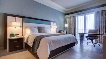 Premium bedding, pillow-top beds, in-room safe, iron/ironing board