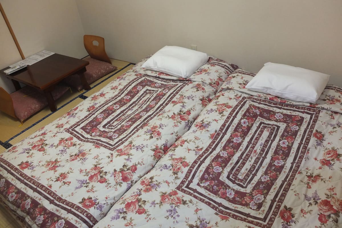 Habitación tradicional con 2 camas individuales | Wifi gratis y ropa de cama