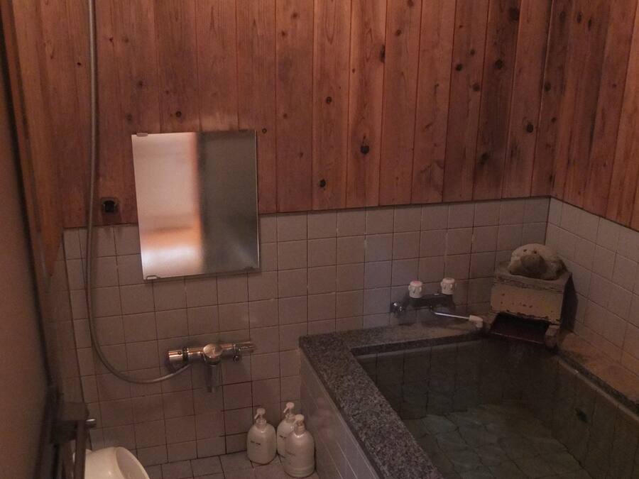 Indoor spa tub