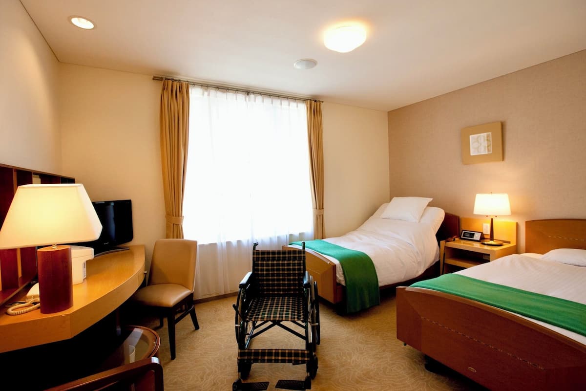 Superior Twin Room, Non Smoking | Desk, laptop workspace, iron/ironing board (on request), WiFi (free)