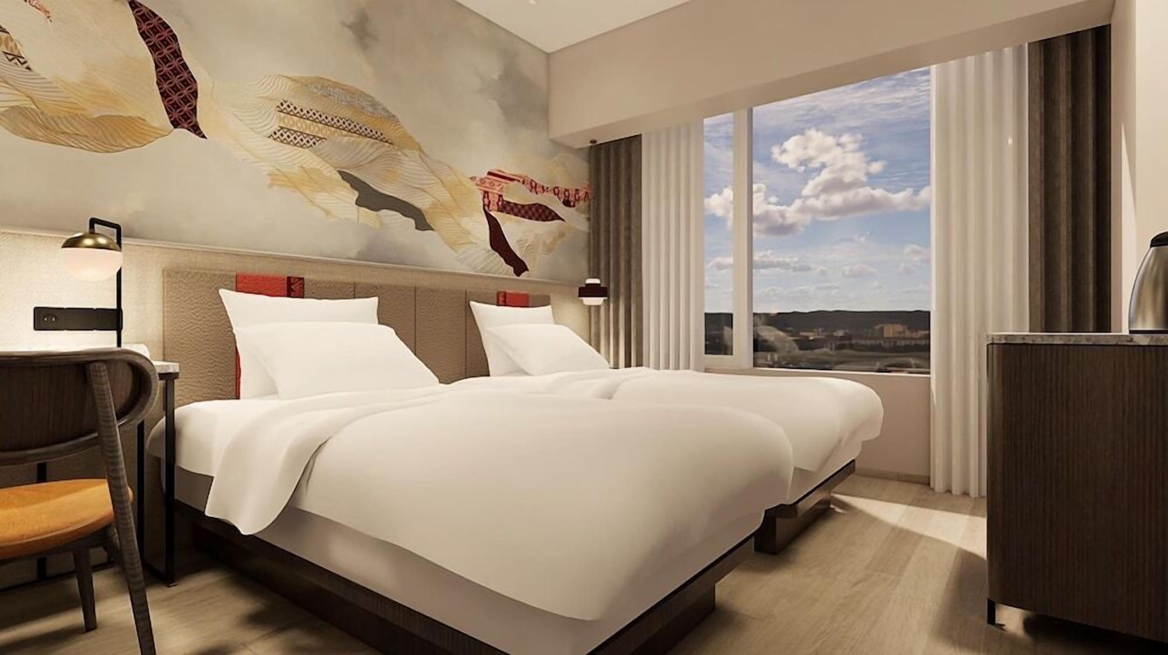 Minibar, brankas, tirai kedap cahaya, dan Wi-Fi gratis