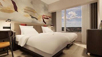 Minibar, in-room safe, blackout drapes, free WiFi