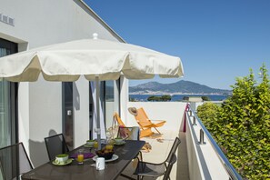 Suite, Sea View (Prestige) | View from room - Suite Home Porticcio (Grosseto-Prugna)