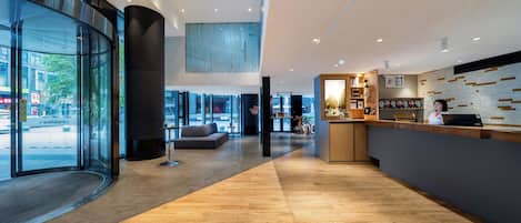 Zona de estar del vestíbulo