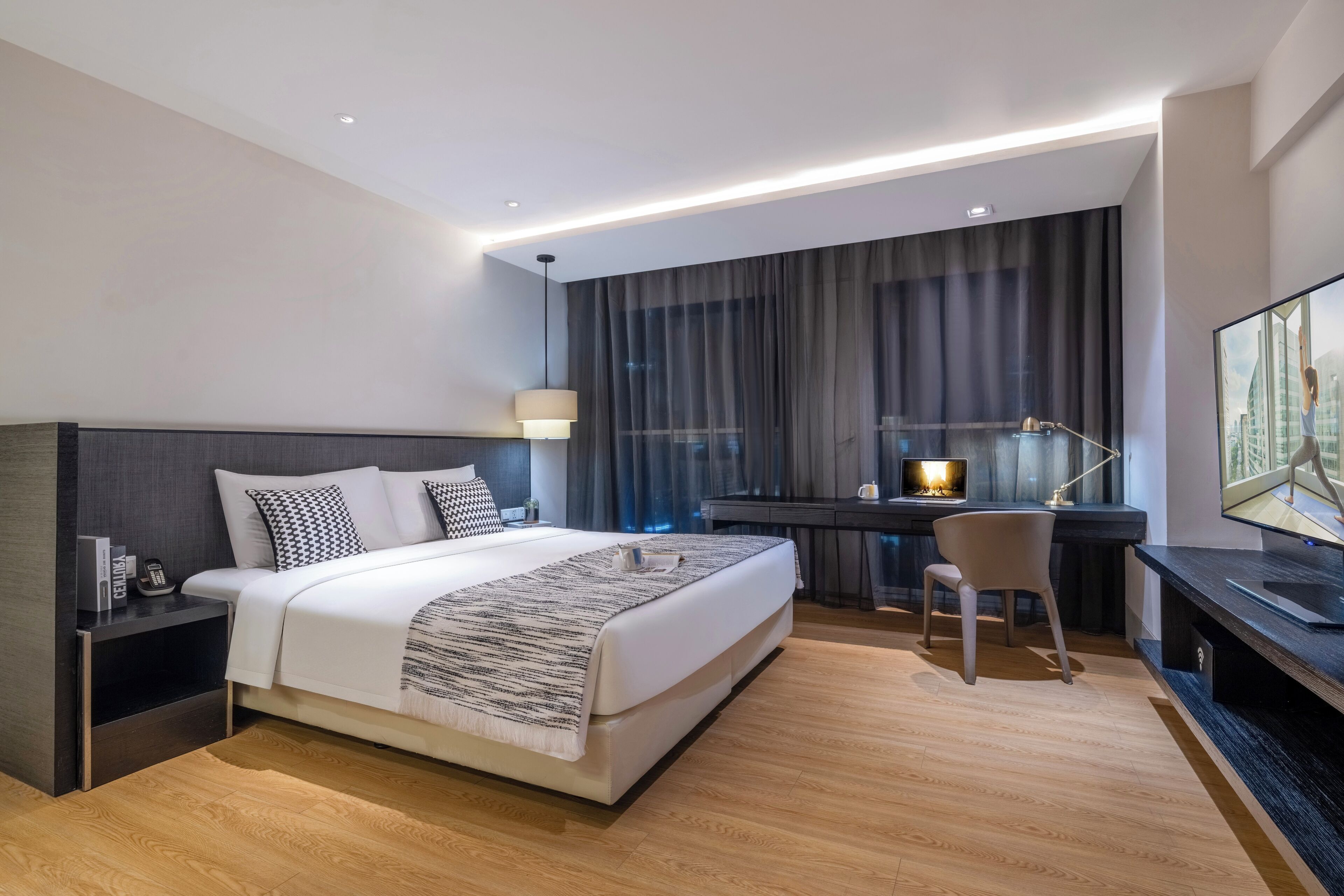 Coffres-forts dans les chambres, bureau, chambres insonorisées