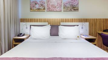Minibar, in-room safe, desk, blackout drapes