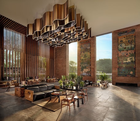 Lobby. Taj Damdama Lake Resort & Spa, Gurugram